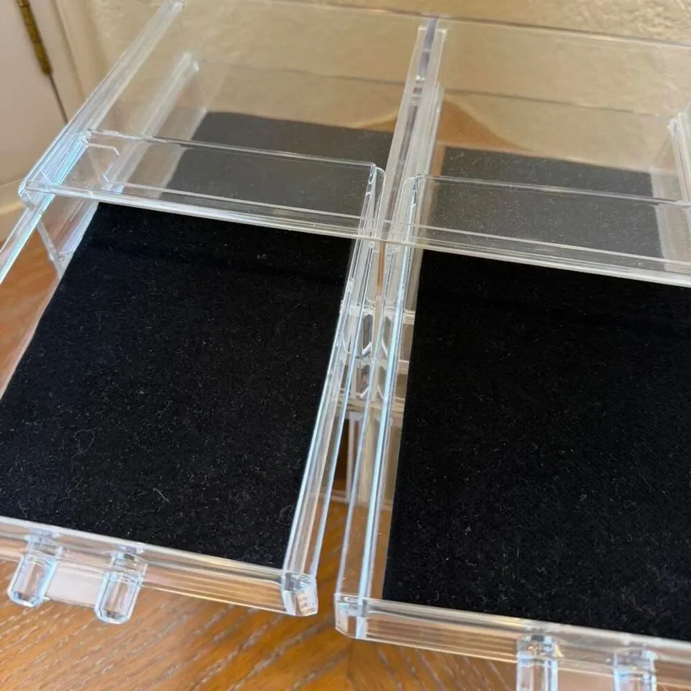 Clear Acrylic Stackable Drawer Organizer